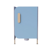 Гигиеническая кабинка из коллекции «НЕГА» (цвет голубой) - «globural.ru» - Нижний Новгород