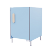 Гигиеническая кабинка из коллекции «НЕГА» (цвет голубой) - «globural.ru» - Нижний Новгород