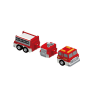 Магнитный конструктор Транспорт "Смешай и собери". Серия Пожарная и спасательная техника. Комплект на группу - «globural.ru» - Нижний Новгород