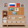Уголок патриотического воспитания для дошкольников "Россия" Стандартный - «globural.ru» - Нижний Новгород