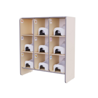 Детский стеллаж под горшки из коллекции «НЕГА» (бежевый) - «globural.ru» - Нижний Новгород