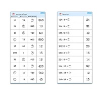 Комплект карточек (10) "Обучающий калейдоскоп. Умножение и деление в два шага" - «globural.ru» - Нижний Новгород
