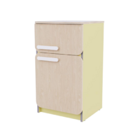 Холодильник из коллекции «НЕГА» (желтый) - «globural.ru» - Нижний Новгород