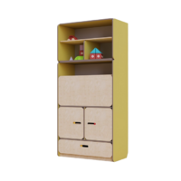 Стеллаж-трансформер с рабочим местом специалиста из коллекции «НЕГА» (желтый) - «globural.ru» - Нижний Новгород