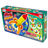 Магнитный конструктор Строитель. Базовый 30 деталей + колесная база. Стартовый набор - «globural.ru» - Нижний Новгород