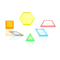 Игра на сенсомоторное развитие "Прозрачные геометрические фигуры" - «globural.ru» - Нижний Новгород