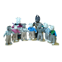 Набор шагающих кукол к сказке "Волк и семеро козлят" - «globural.ru» - Нижний Новгород