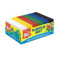 Пластилин мягкий Artberry 6 цветов/300 г, картонный поддон - «globural.ru» - Нижний Новгород