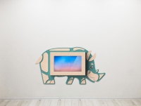 «Носорог» - Декоративная сенсорная панель 32" - «globural.ru» - Нижний Новгород