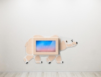 «Медведь» -Декоративная сенсорная панель 32" - «globural.ru» - Нижний Новгород