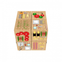 Набор кубиков-бизибордов «Мои друзья» - «globural.ru» - Нижний Новгород