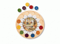 Наборы карточек. Палитра круглая: Серия "Английский язык". "Гарри и Салли: Комната Салли" - «globural.ru» - Нижний Новгород