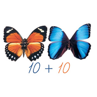 Счетный материал на магнитах "Бабочки-1". - «globural.ru» - Нижний Новгород