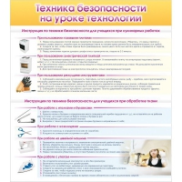 Стенд "Техника безопасности на уроке технологии" - «globural.ru» - Нижний Новгород