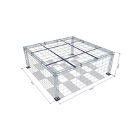 Огражденное пространство с защитной сеткой для безопасного пилотирования 8х8х3м  - «globural.ru» - Нижний Новгород