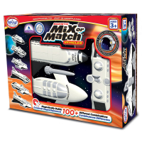 Магнитный конструктор Транспорт "Смешай и собери". Серия Космос   Стартовый набор - «globural.ru» - Нижний Новгород