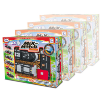 Магнитный конструктор Транспорт "Смешай и собери". Серия Поезда Комплект на группу - «globural.ru» - Нижний Новгород