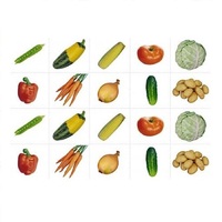 Комплект карточек. Серия наглядных пособий "Запоминай, играй, считай". Овощи. - «globural.ru» - Нижний Новгород