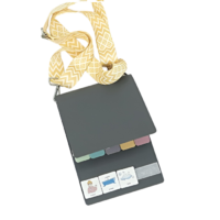 Коммуникативная книга с карточками PECS/ПЭКС (Маленькая, цвет серый) - «globural.ru» - Нижний Новгород