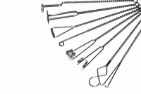 Комплект массажных логопедических зондов на витых ручках с колечком (по Новиковой Е.В.). Комплект из 8 зондов - «globural.ru» - Нижний Новгород