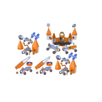 Развивающая игрушка "Закручивай и учись. Космическая миссия"  (50 элементов) - «globural.ru» - Нижний Новгород