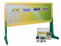 Двухстороннее магнитно-маркерное панно "Подбери пару" с комплектом тематических магнитов - «globural.ru» - Нижний Новгород