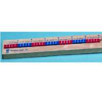 Счетная линейка для работы со счетным материалом, 1 метр. (Серия "От 1 до 100") - «globural.ru» - Нижний Новгород