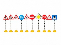 Комплект стоек "Дорожные знаки № 1" - «globural.ru» - Нижний Новгород