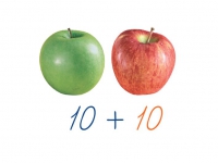 Счетный материал на магнитах "Яблоки" - «globural.ru» - Нижний Новгород