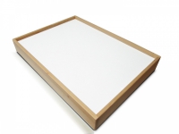 Планшет для рисования песком из дерева (белая подсветка) - «globural.ru» - Нижний Новгород