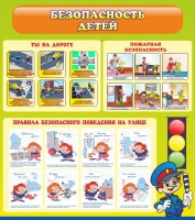 Стенд "Безопасность детей" (вариант 1) - «globural.ru» - Нижний Новгород