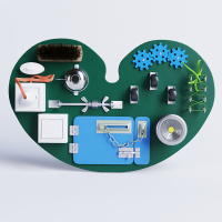 Бизиборд "Зеленое сердечко" - «globural.ru» - Нижний Новгород