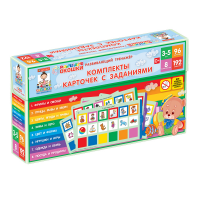 Развивающий тренажёр "Разноцветные окошки" 3-5 лет. Дополнительный набор карточек к базовому комплекту - «globural.ru» - Нижний Новгород
