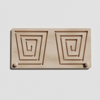 Такт-панель "Лабиринт-трапеция №5" - «globural.ru» - Нижний Новгород