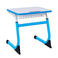 Парта одноместная Smarty с полиуретановой кромкой регулируемая по высоте - «globural.ru» - Нижний Новгород