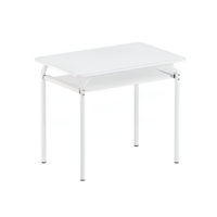 Стол компьютерный на металлокаркассе (белый) - «globural.ru» - Нижний Новгород