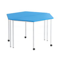 Комплект столов - трапеция (нерегулируемый) на 2 -х колесах - «globural.ru» - Нижний Новгород