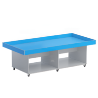 Стол для робототехники с полками (серый/синий) - «globural.ru» - Нижний Новгород