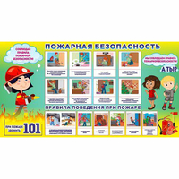 Стенд "Пожарная безопасность" 1.5х0.8 - «globural.ru» - Нижний Новгород
