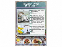 Стенд "Правила ухода за посудой" - «globural.ru» - Нижний Новгород