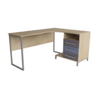 Стол рабочий для учителя с тумбой и подставкой "Умник" - «globural.ru» - Нижний Новгород