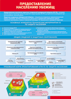 Таблица Предоставление населению убежищ 1000*1400 винил - «globural.ru» - Нижний Новгород