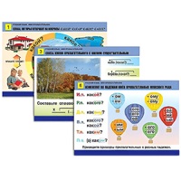 Комплект таблиц для начальной школы "Русский язык. Имя прилагательное" - «globural.ru» - Нижний Новгород