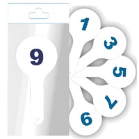 Касса-веер цифр от 0 до 9 - «globural.ru» - Нижний Новгород