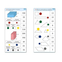 Комплект карточек (10) "Обучающий калейдоскоп. Геометрические фигуры" - «globural.ru» - Нижний Новгород