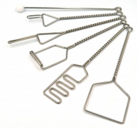 Комплект "Постановочные зонды с витыми ручками с колечком" (мини 6 штук)  - «globural.ru» - Нижний Новгород