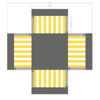 Имитация четырехстороннего перекрестка 5,5*4,5 м - «globural.ru» - Нижний Новгород
