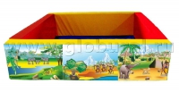 Квадратный сухой бассейн (с шелкографией) - «globural.ru» - Нижний Новгород