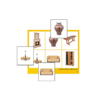 Лото "Мебель. Предметы интерьера" (4 планшета, 24 карточки, цветное, ламинированное) - «globural.ru» - Нижний Новгород