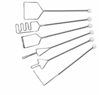 Комплект "Постановочные зонды с витыми ручками кочергой и 6 шариками" (6 штук) - «globural.ru» - Нижний Новгород